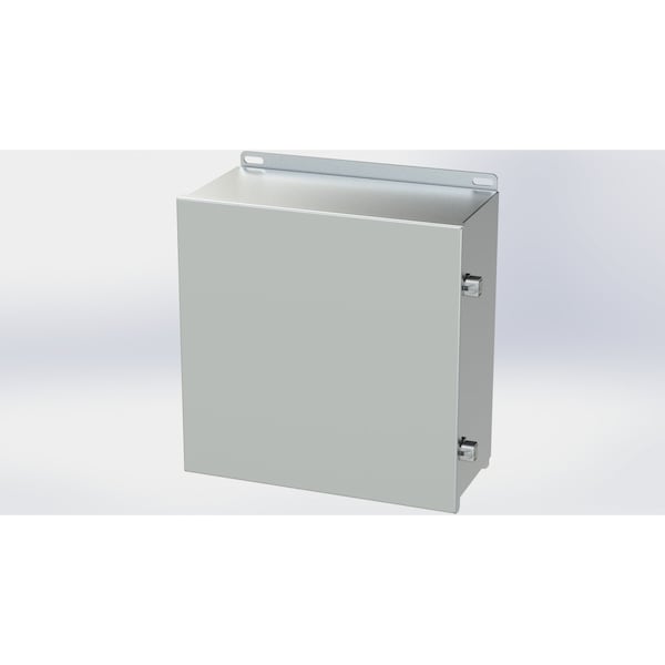 Electrical Enclosures, 12.13 in H, 6 in D, 12 in W, NEMA 3R, 4, 4X, 12, 13, 316 Stainless Steel
